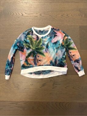 River island Hawaiian long sleeve sz 3/4 new